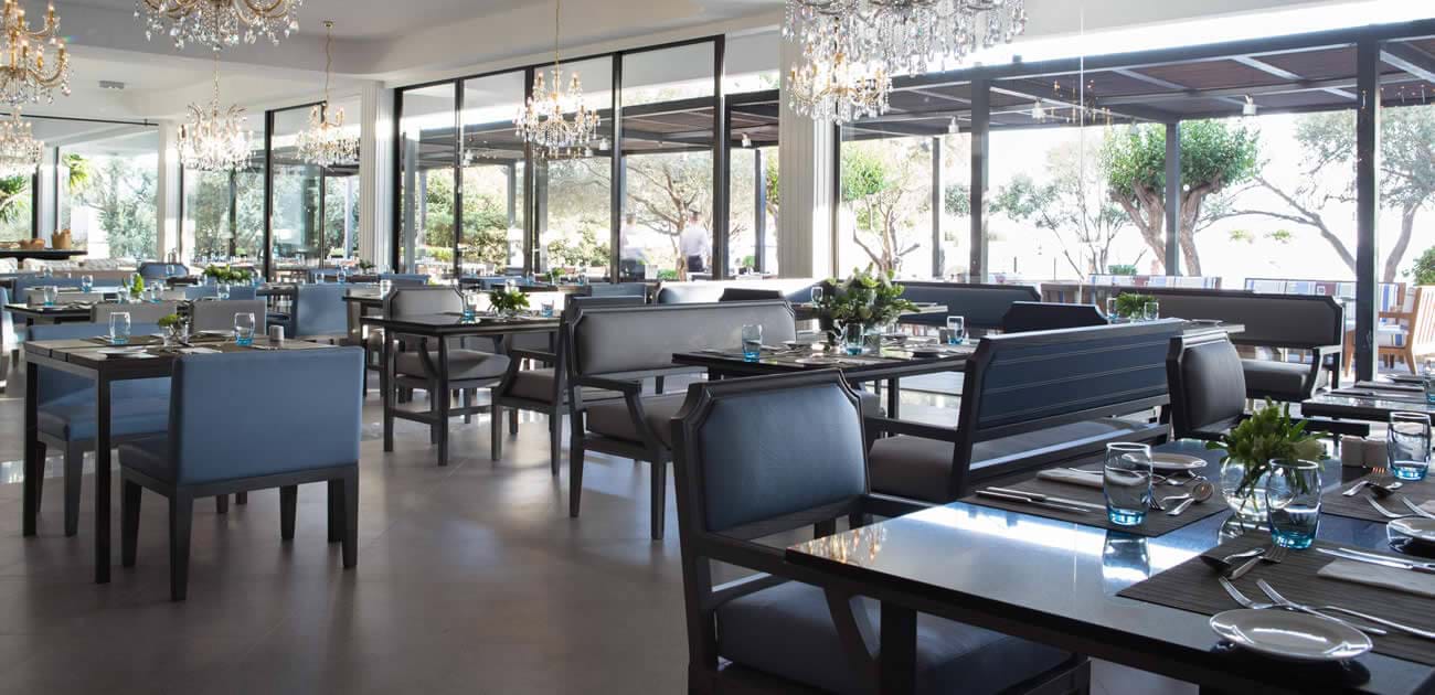 Almyra Hotel, mosaics restaurant