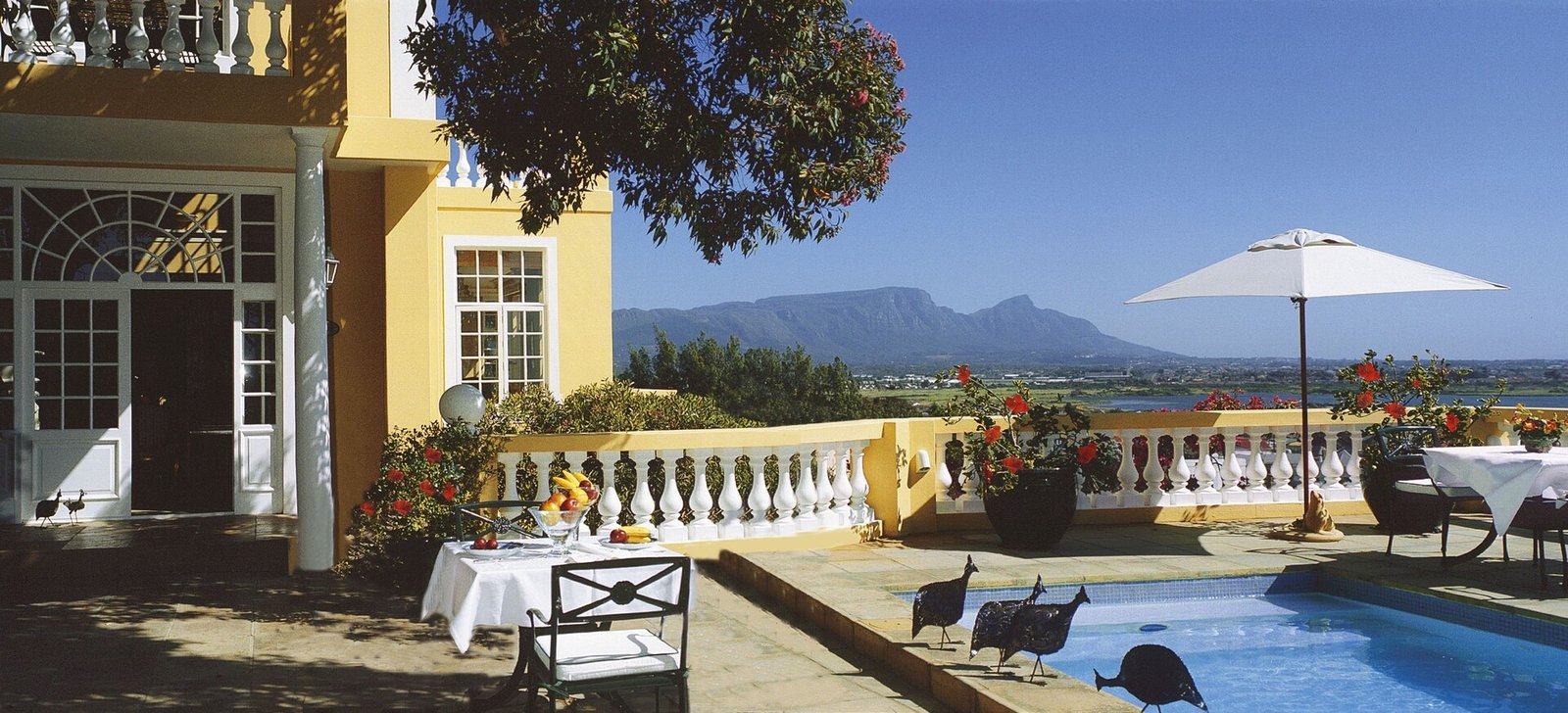 Colona Castle, the pool