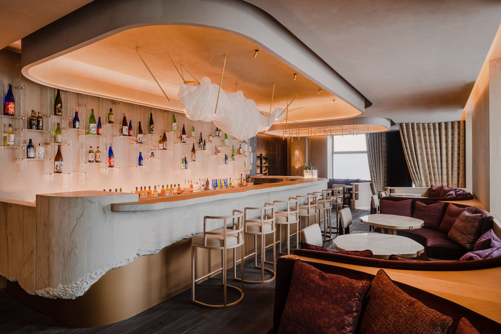 Nobu Hotel, at the table