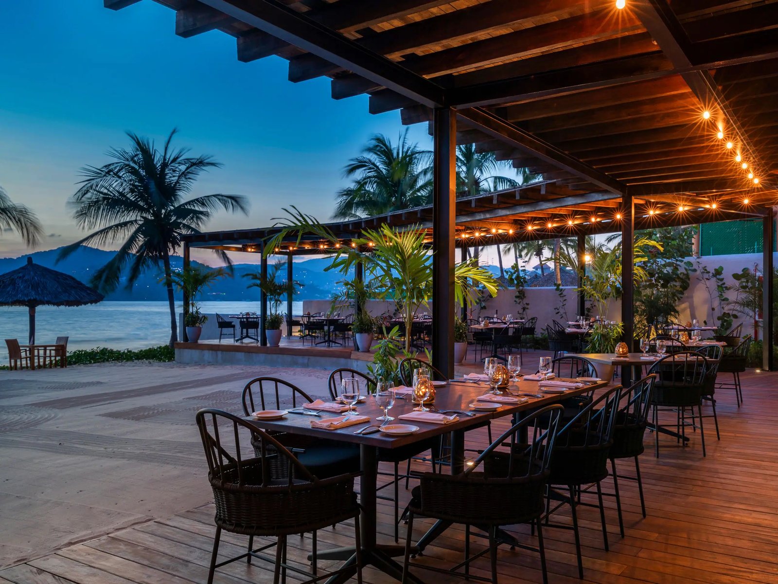 Thompson Zihuatanejo, by Hyatt, at the table