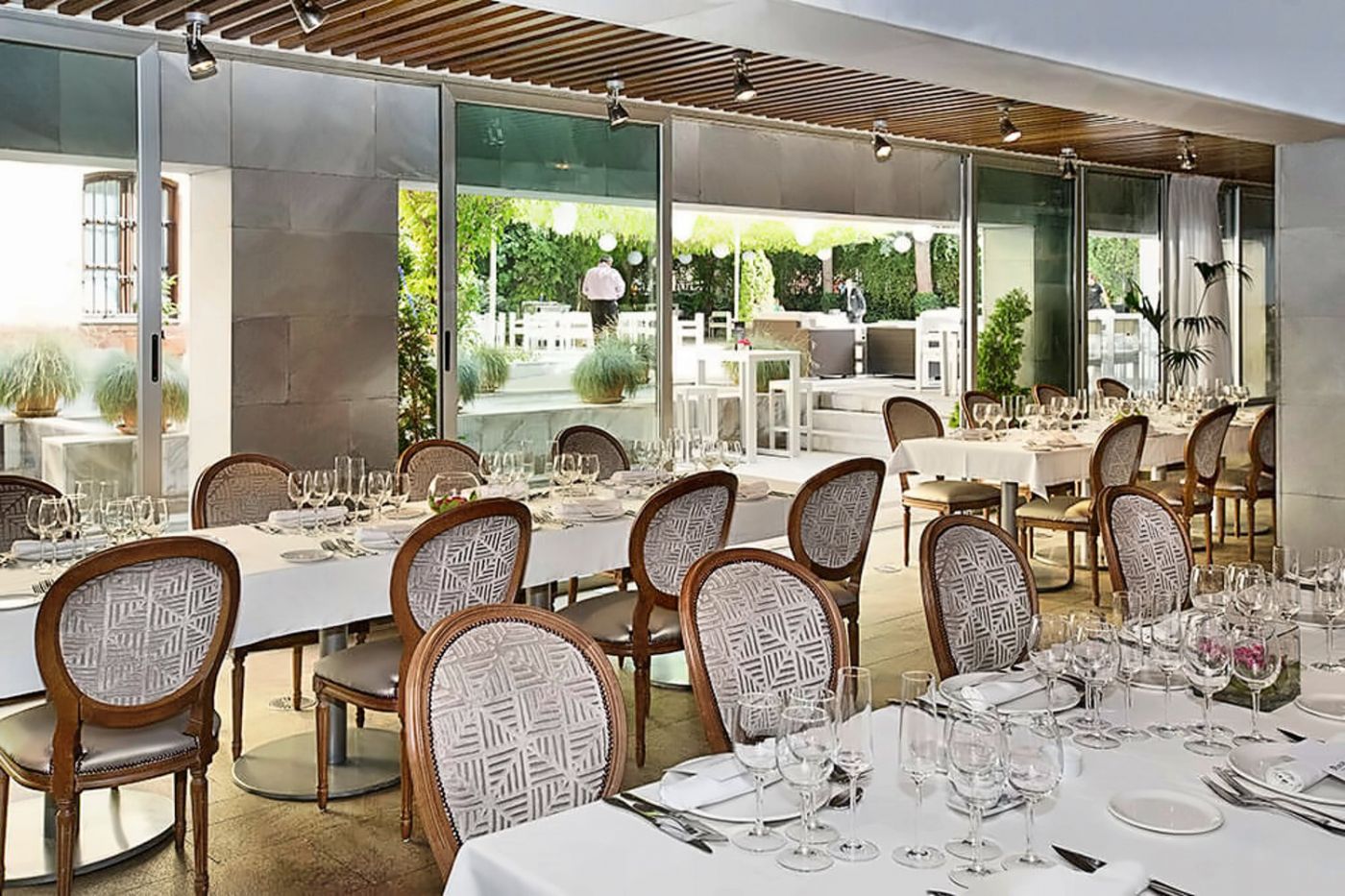 Hospes Palacio de los Patos, restaurante y terraza los patos