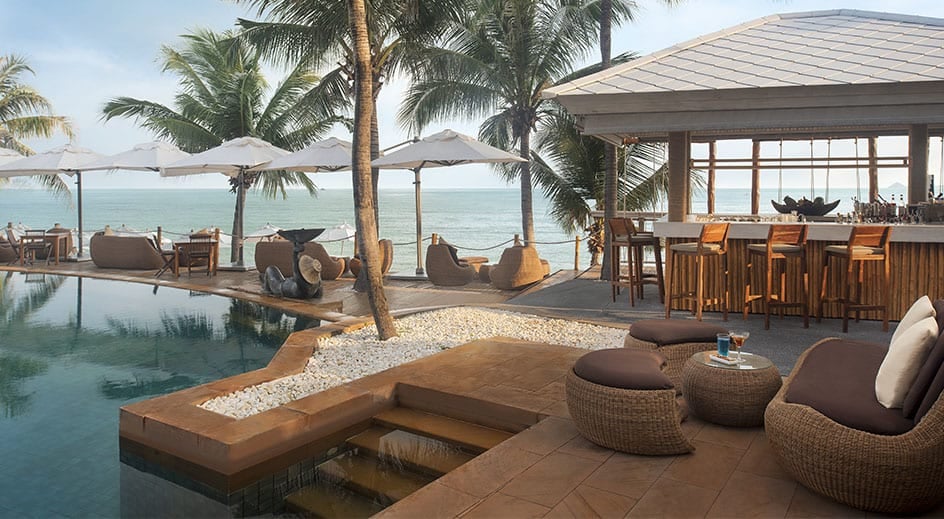 Anantara Bophut Koh Samui Resort, at the table