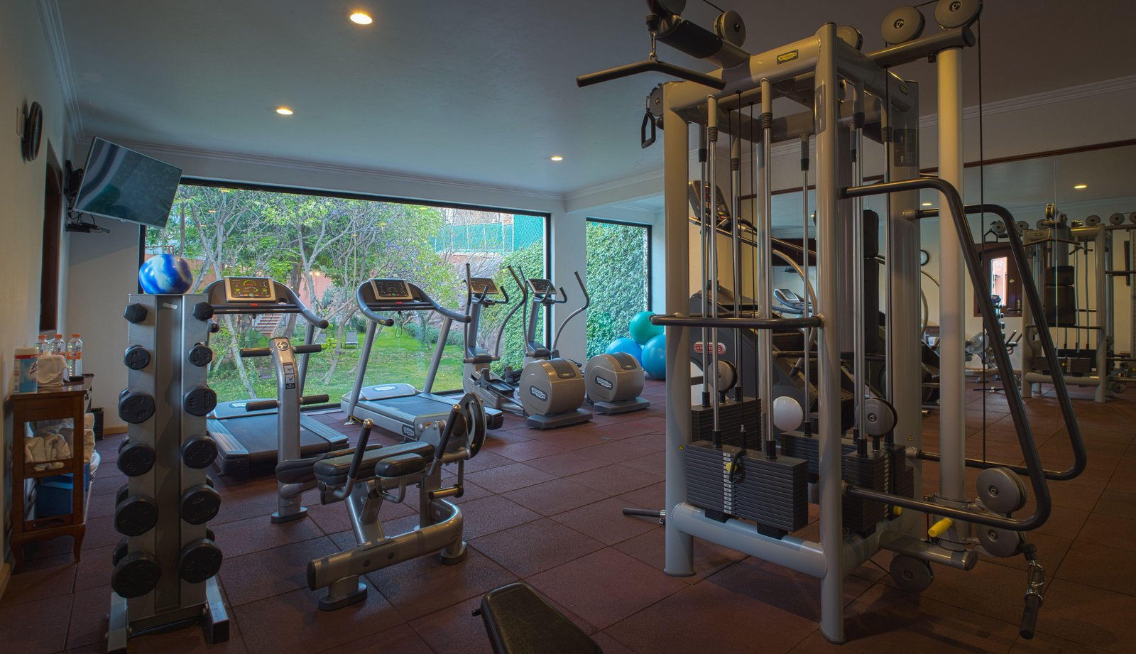 Hotel Villa María Cristina, the gym