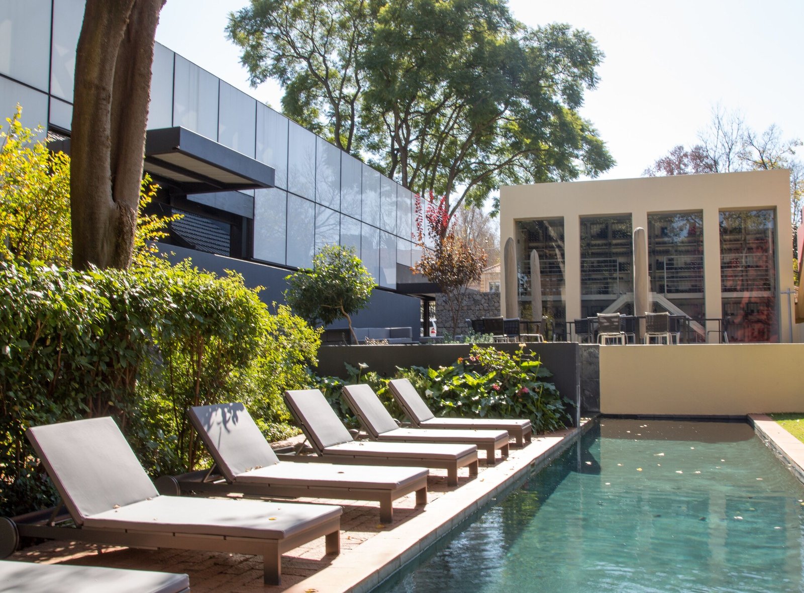 Ten Bompas Hotel, the pool