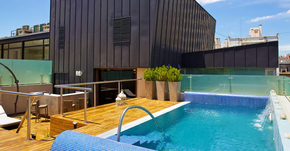 Algodon Mansion, the pool