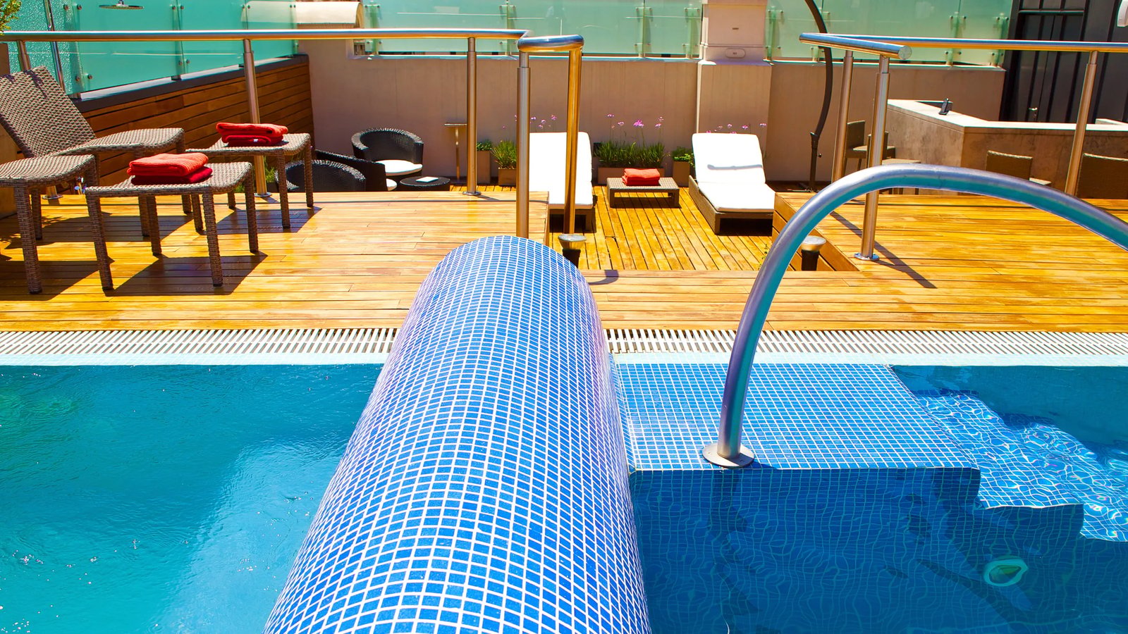 Algodon Mansion, the pool