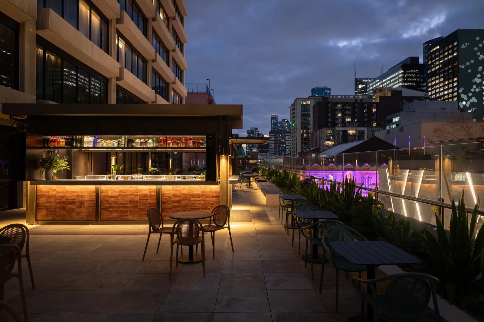 Rydges Melbourne, at the table