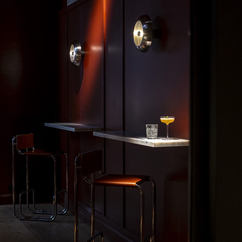 Hotel Julien, the bar and fireplace lounges