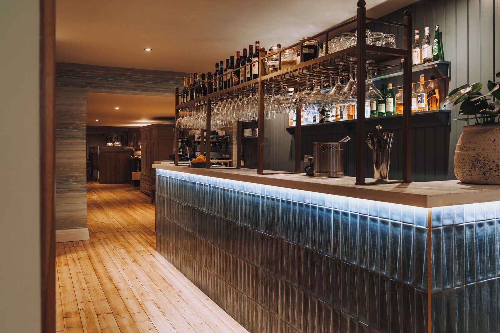 The Old Quay House Hotel, samphire restaurant