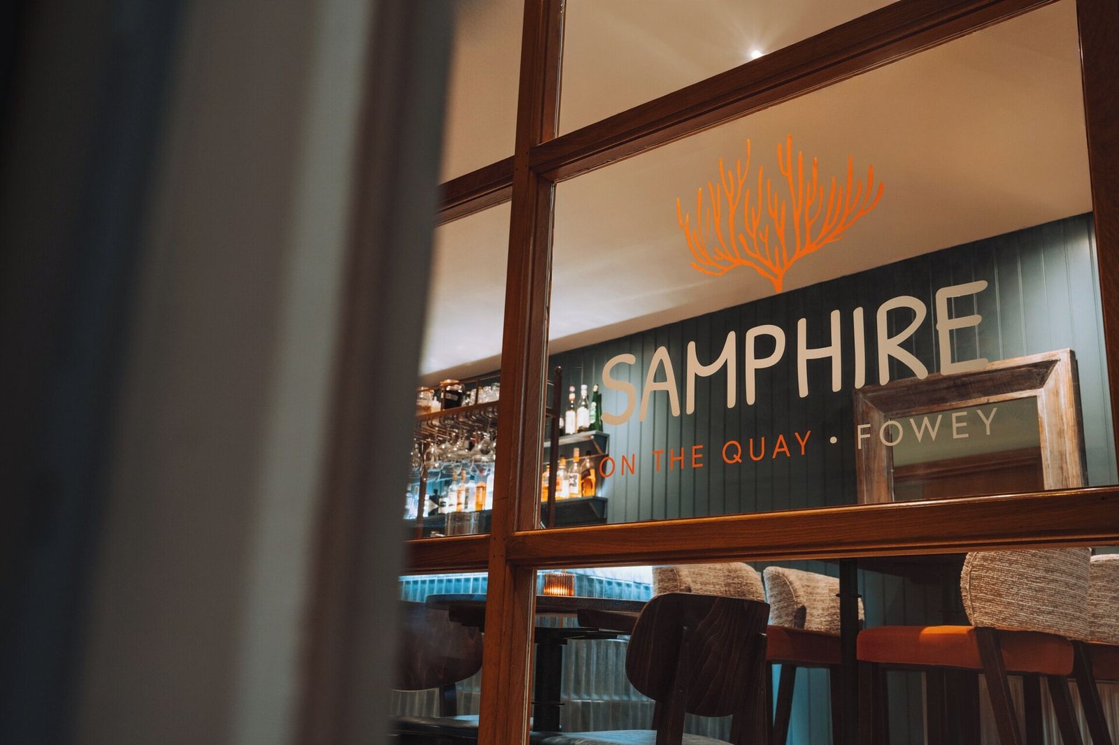 The Old Quay House Hotel, samphire restaurant