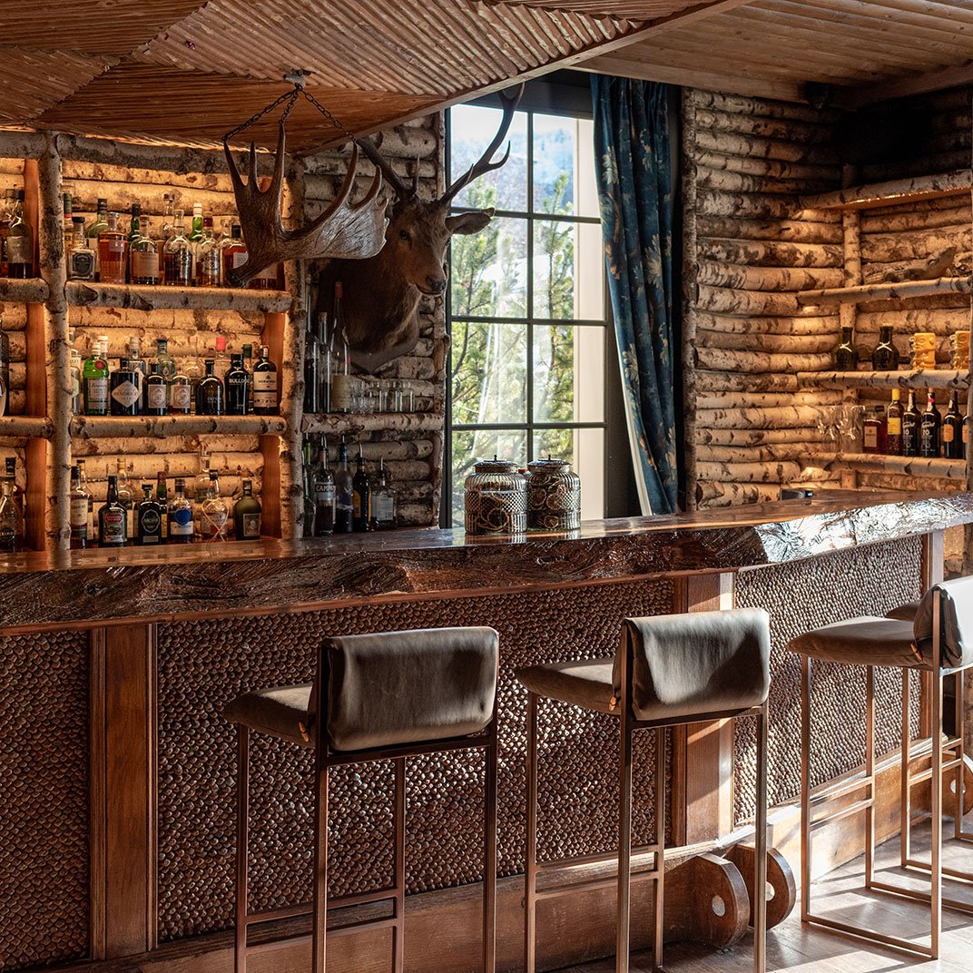 Hôtel Lodge Park Megève, the lodge bar
