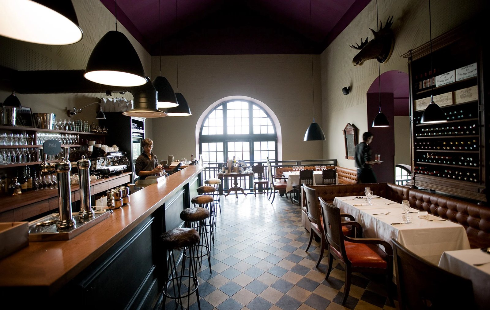 Hôtel Ville d‘ hiver, le restaurant