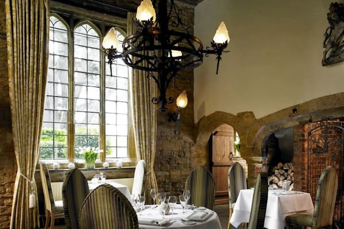 Fawsley Hall Hotel & Spa, at the table