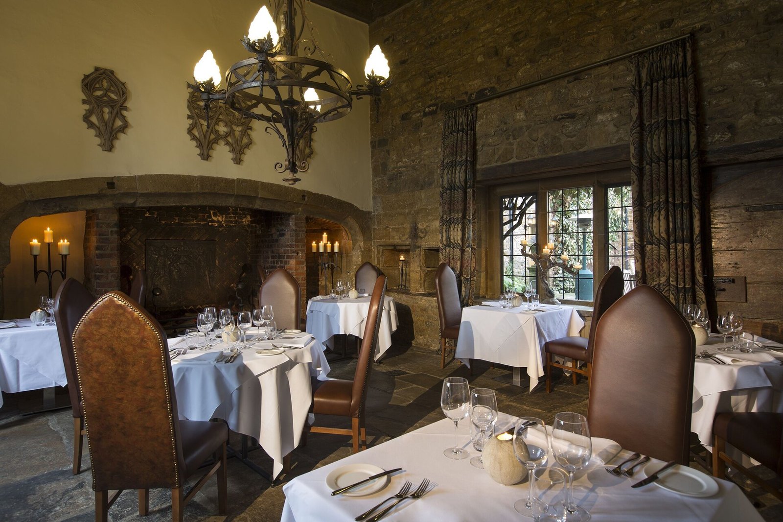 Fawsley Hall Hotel & Spa, at the table