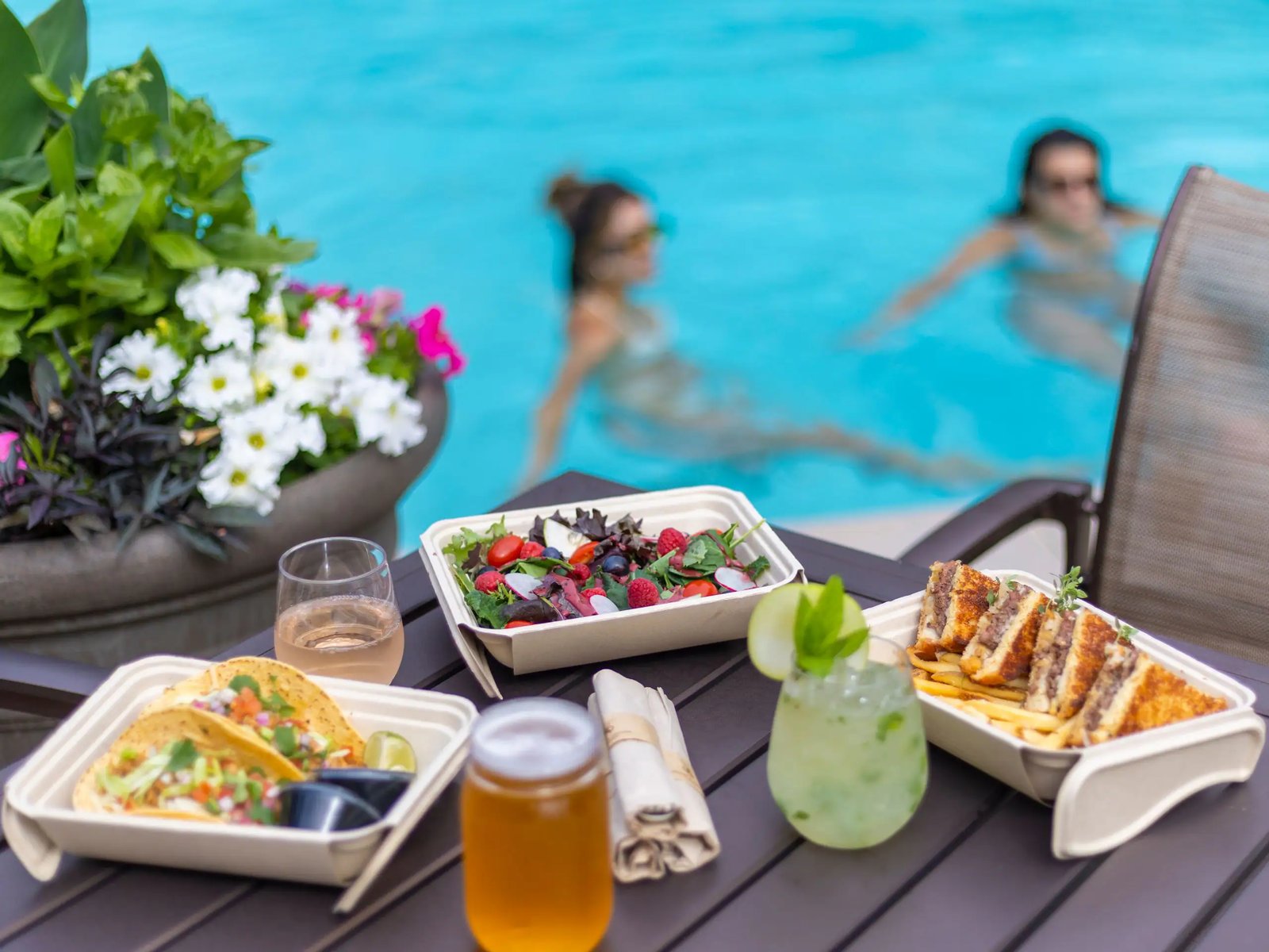 The Lodge at Spruce Peak, a Destination by Hyatt Hotel, at the table