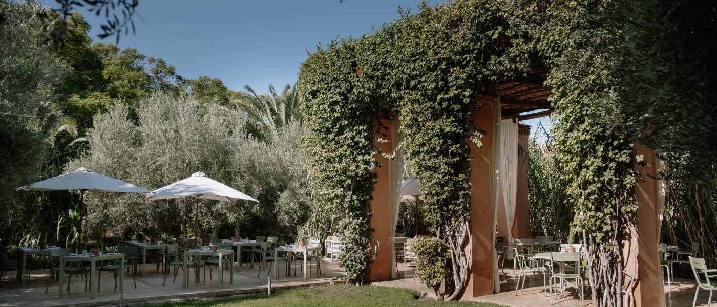 Les Deux Tours, la pergola