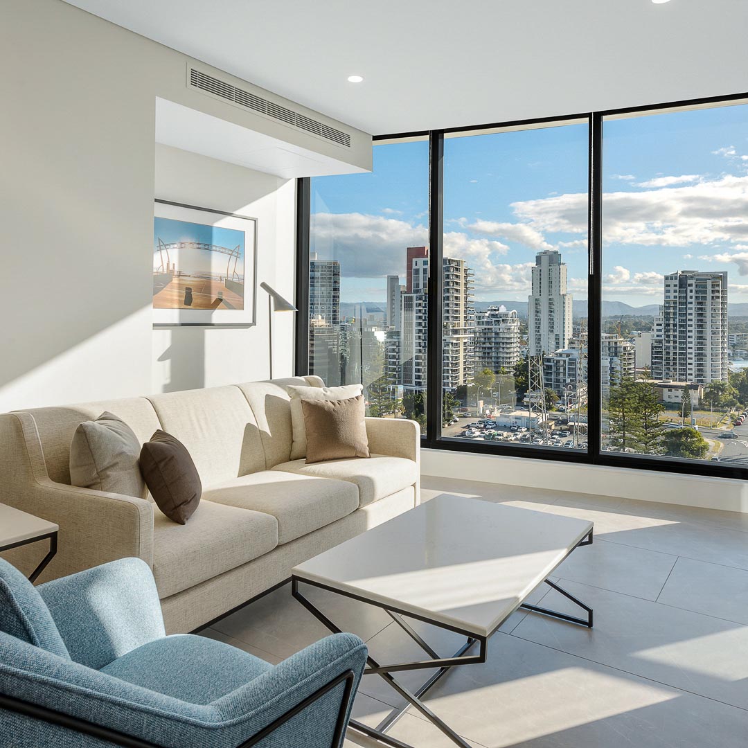 Meriton Suites World Tower — rooms