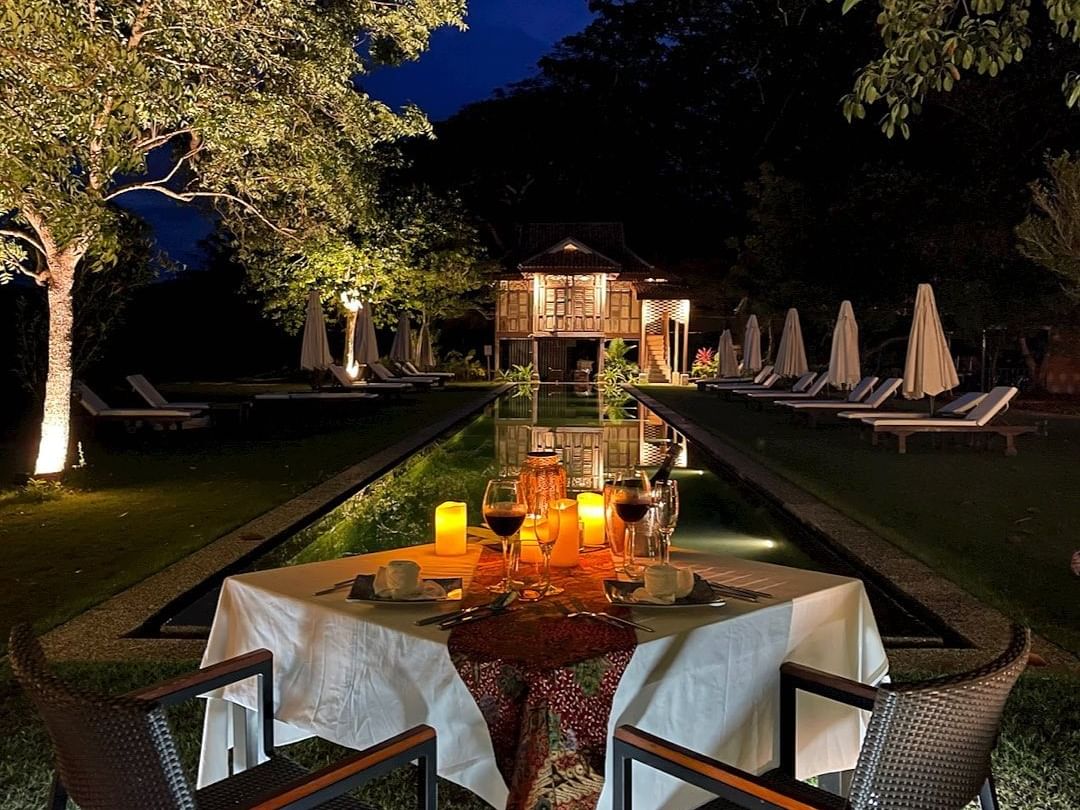 Temple Tree Resort Langkawi, at the table