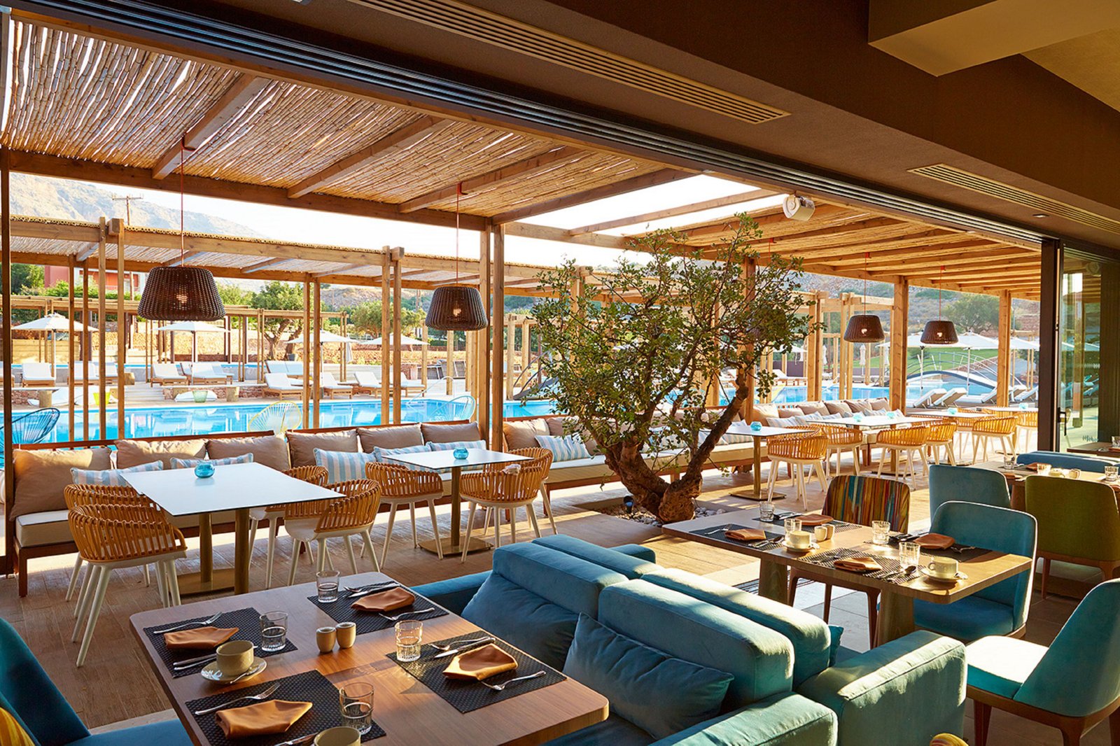 Domes of Elounda, Autograph Collection, at the table