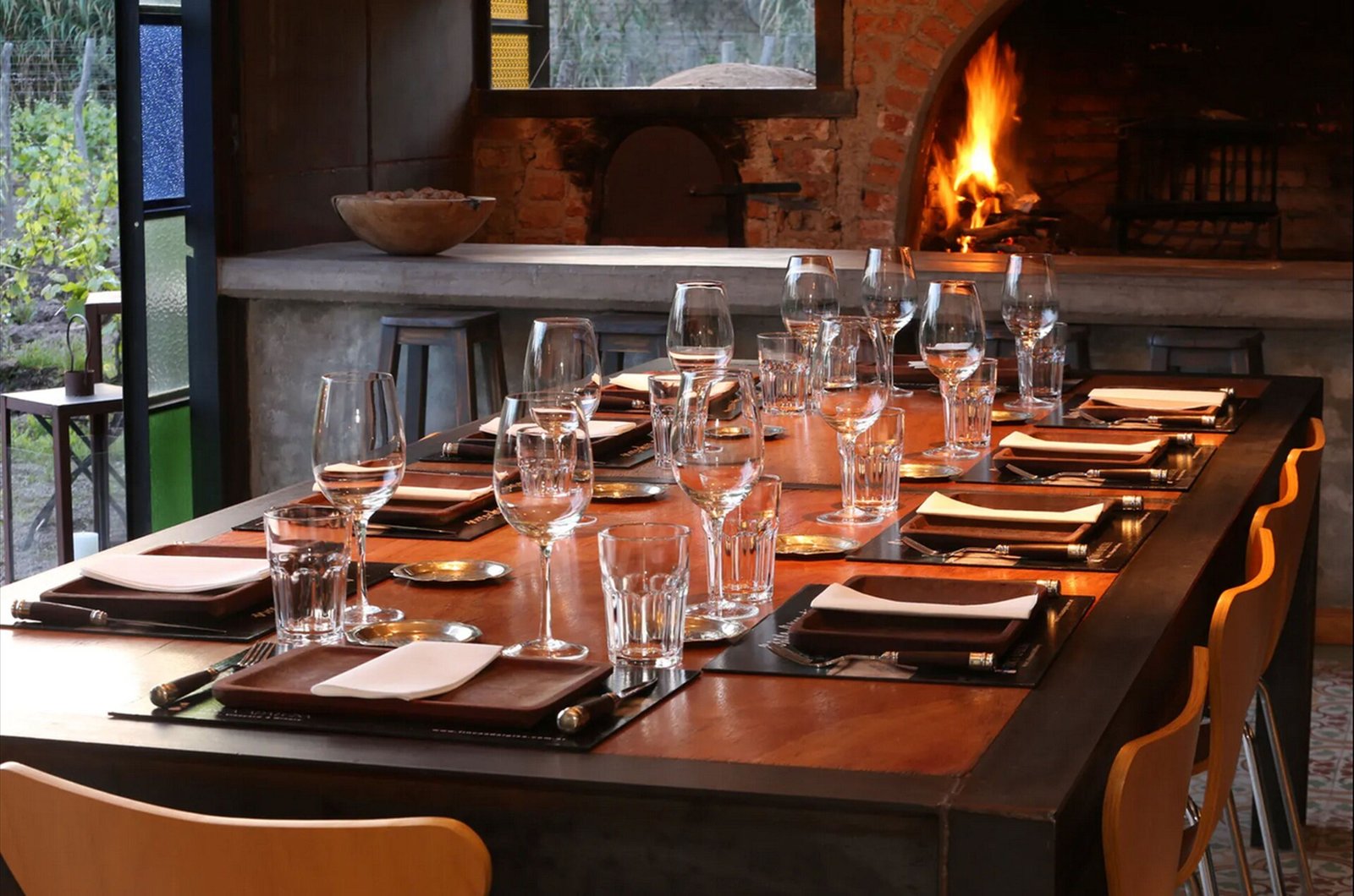 Finca Adalgisa, the winery lounge