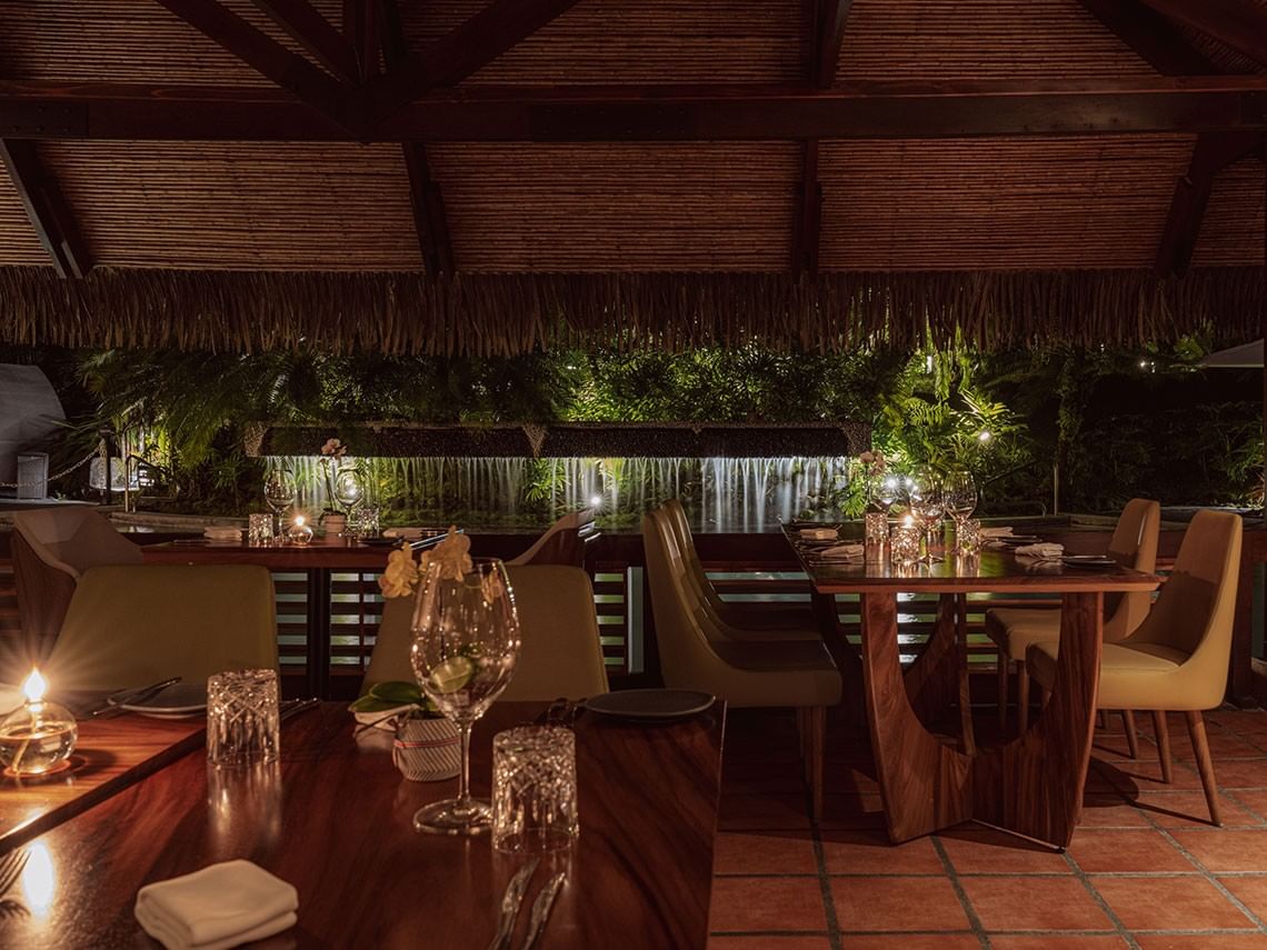 Tabacón Thermal Resort and Spa, at the table