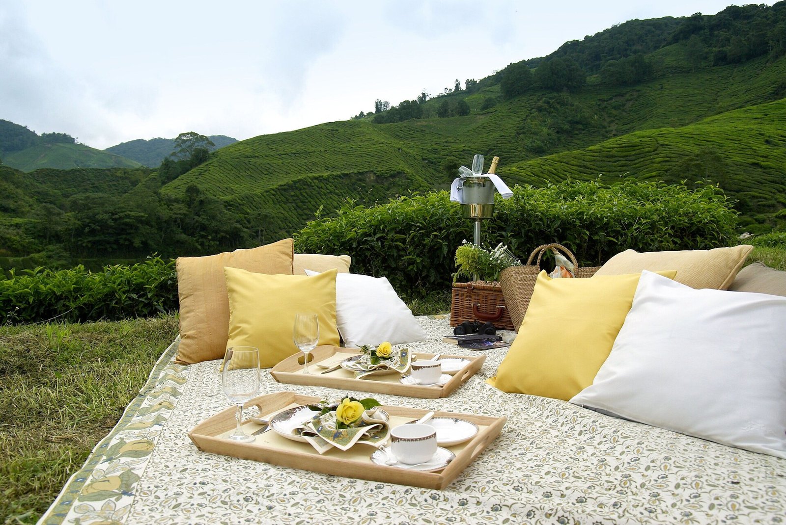 Cameron Highlands Resort, at the table
