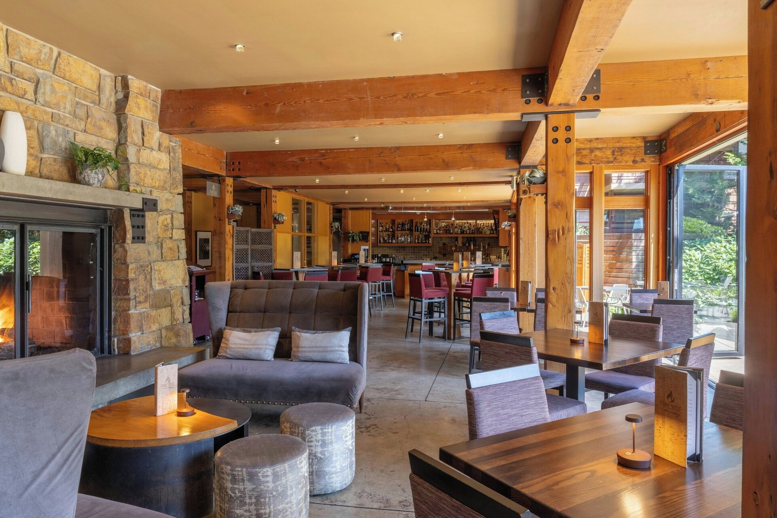 Willows Lodge, at the table