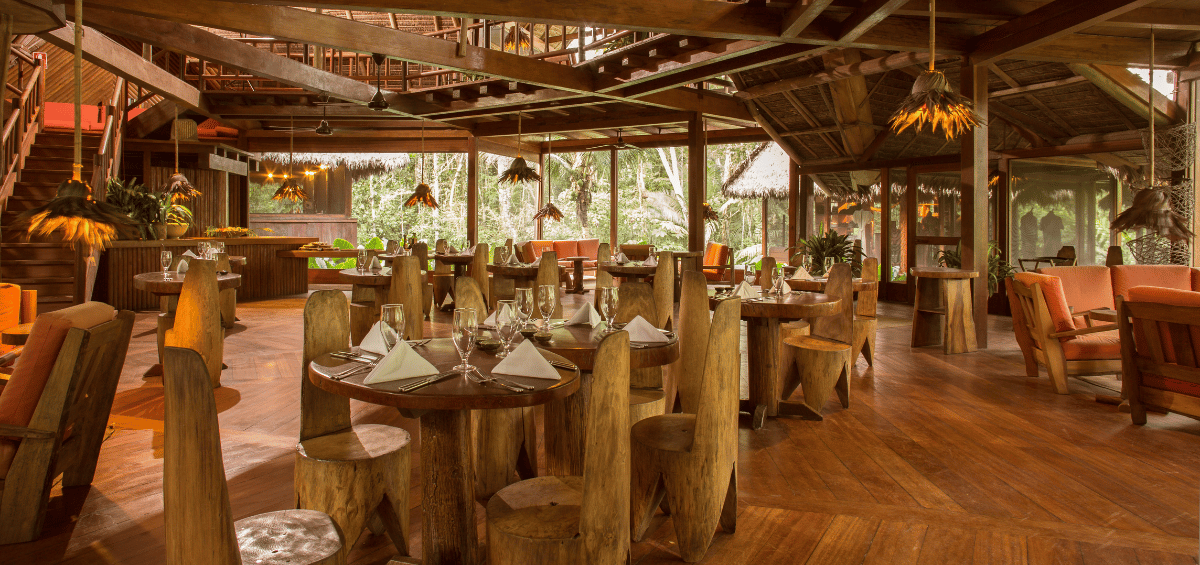 Inkaterra Reserva Amazonica, at the table