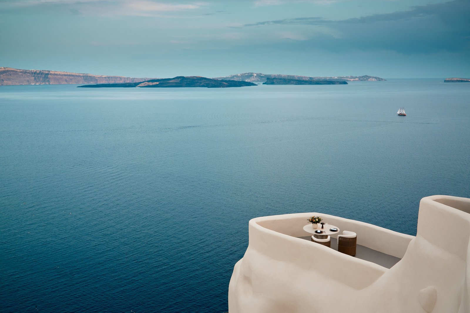 Mystique, a Luxury Collection Hotel, Santorini, at the table