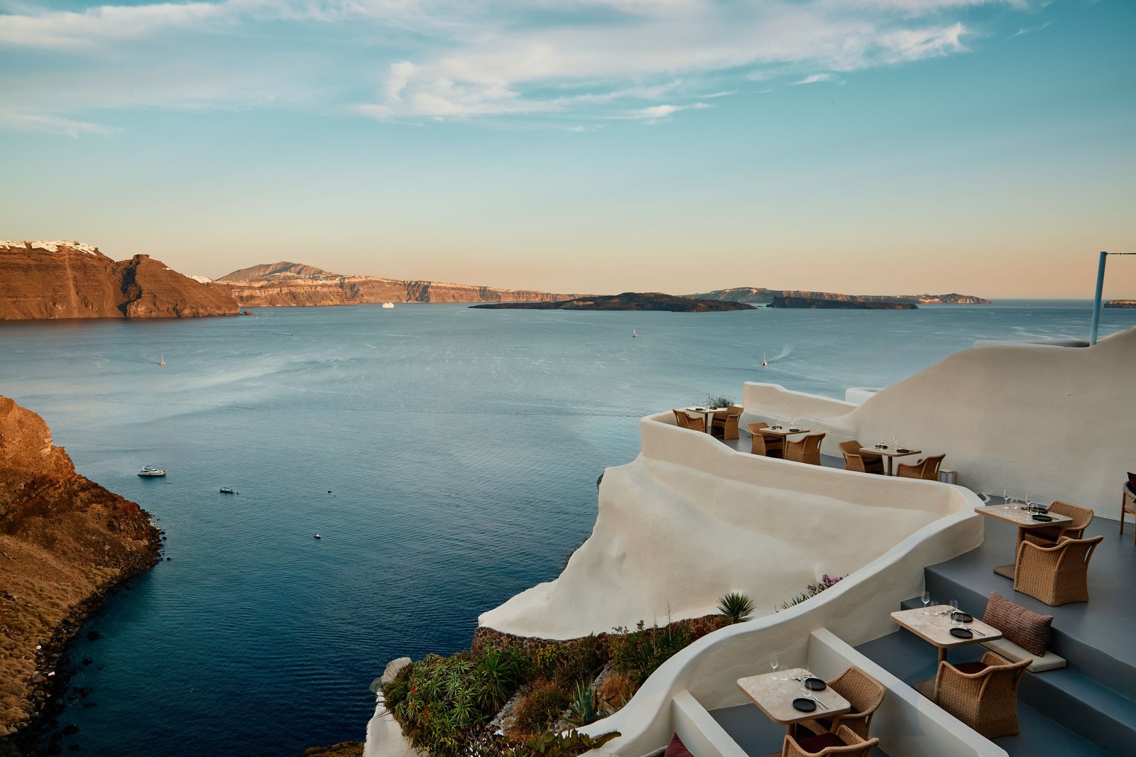 Mystique, a Luxury Collection Hotel, Santorini, at the table