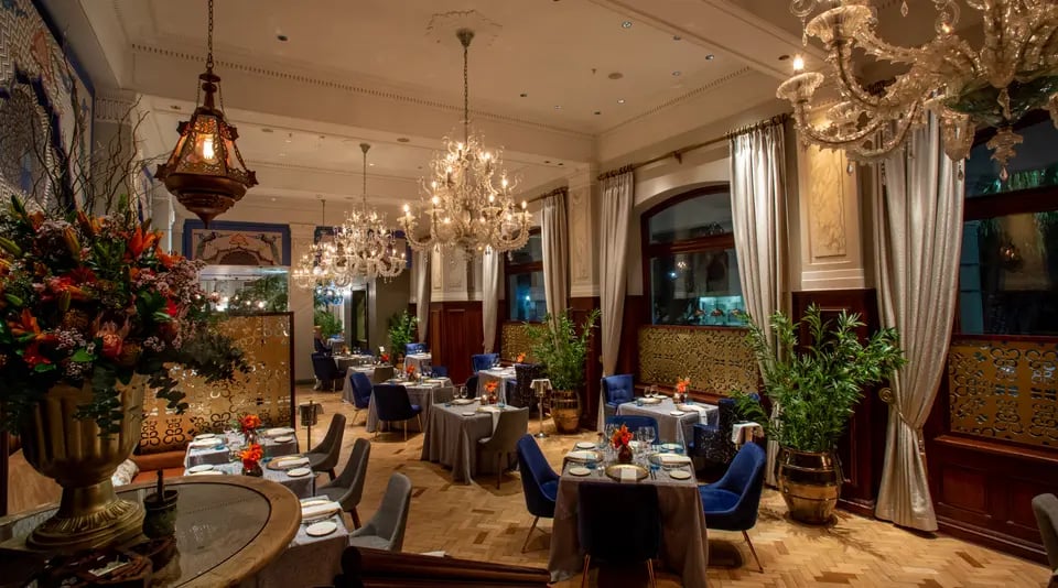 Taj Cape Town, South Africa, at the table