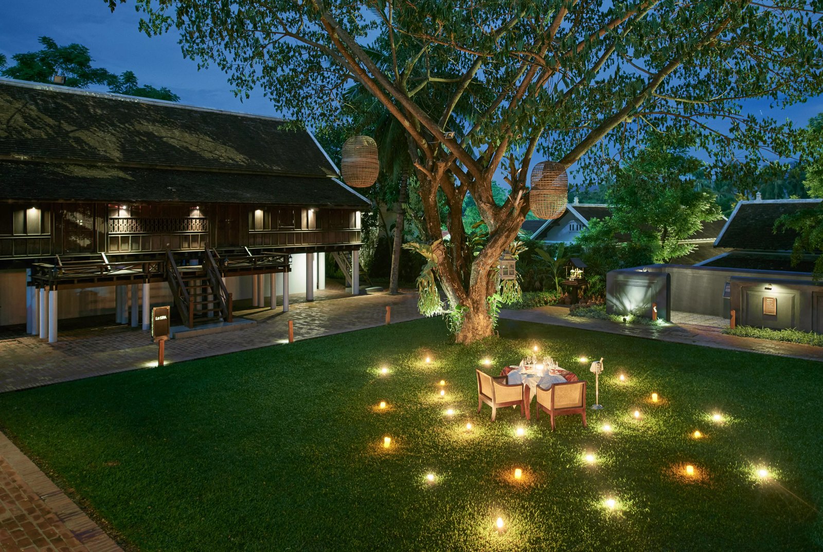 Sofitel Luang Prabang, at the table