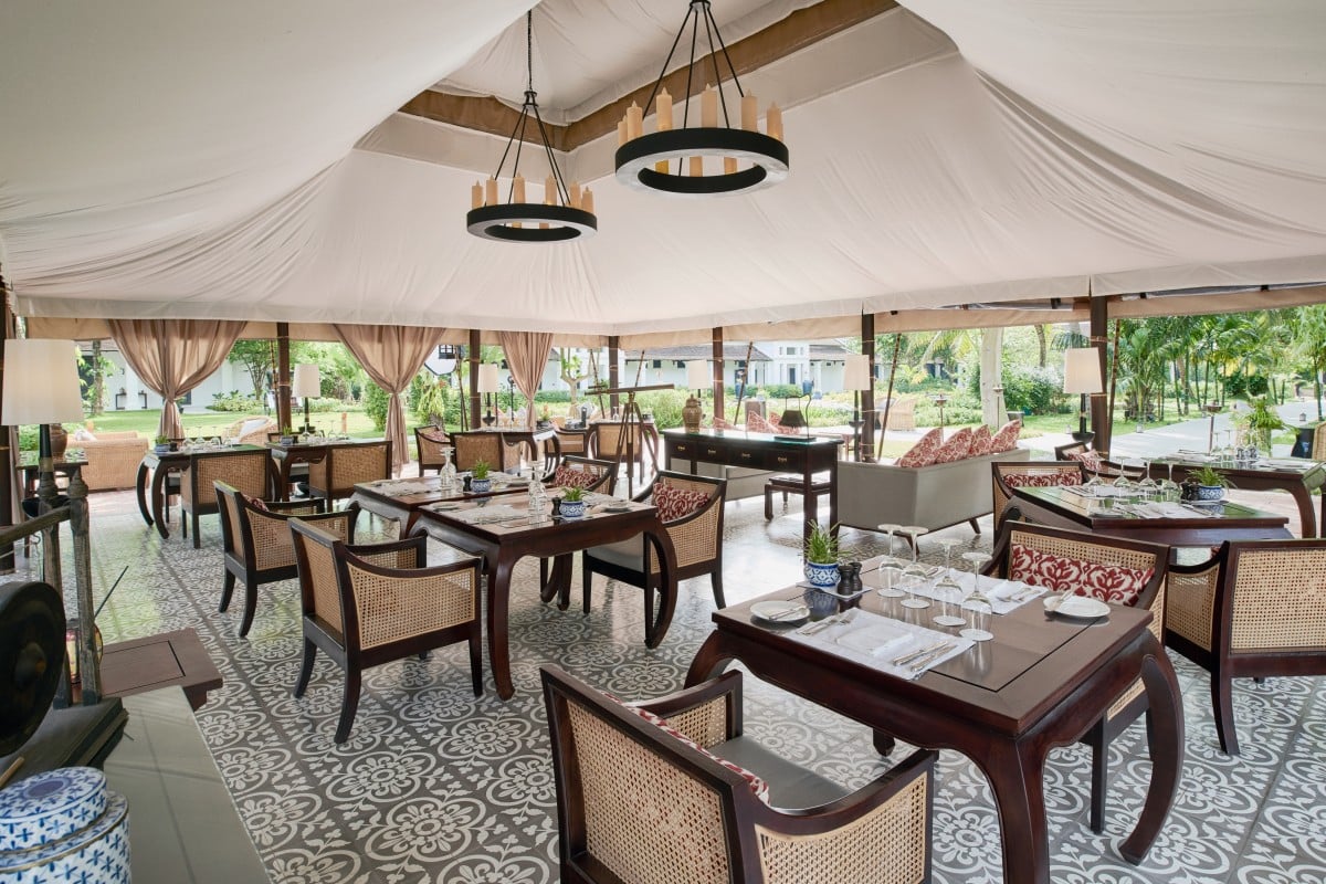 Sofitel Luang Prabang, at the table