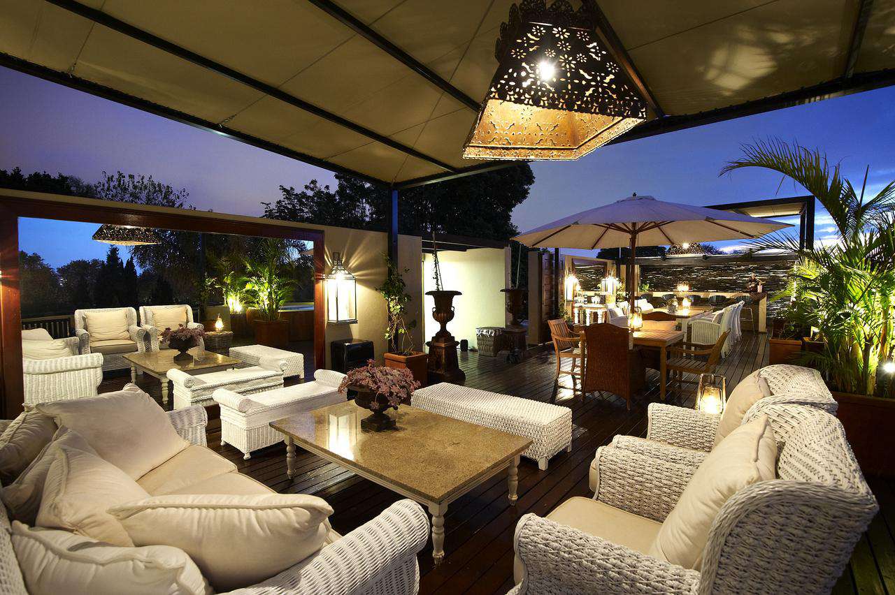 The Residence Hotel, at the table