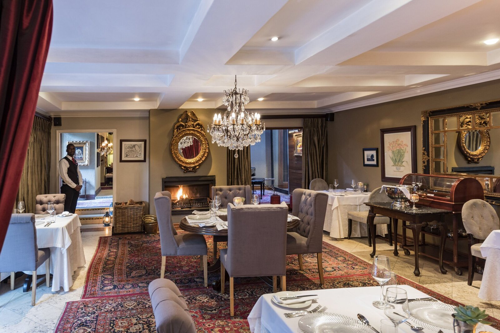 The Residence Hotel, at the table