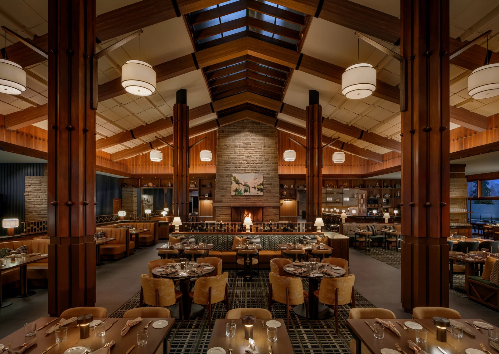 Fairmont Jasper Park Lodge, at the table