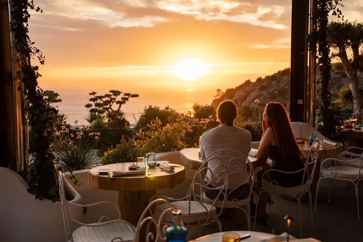 Hacienda Na Xamena, Ibiza, edén restaurant