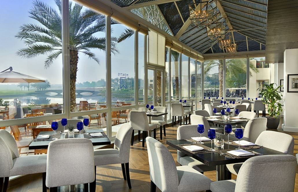 Address Montgomerie, at the table