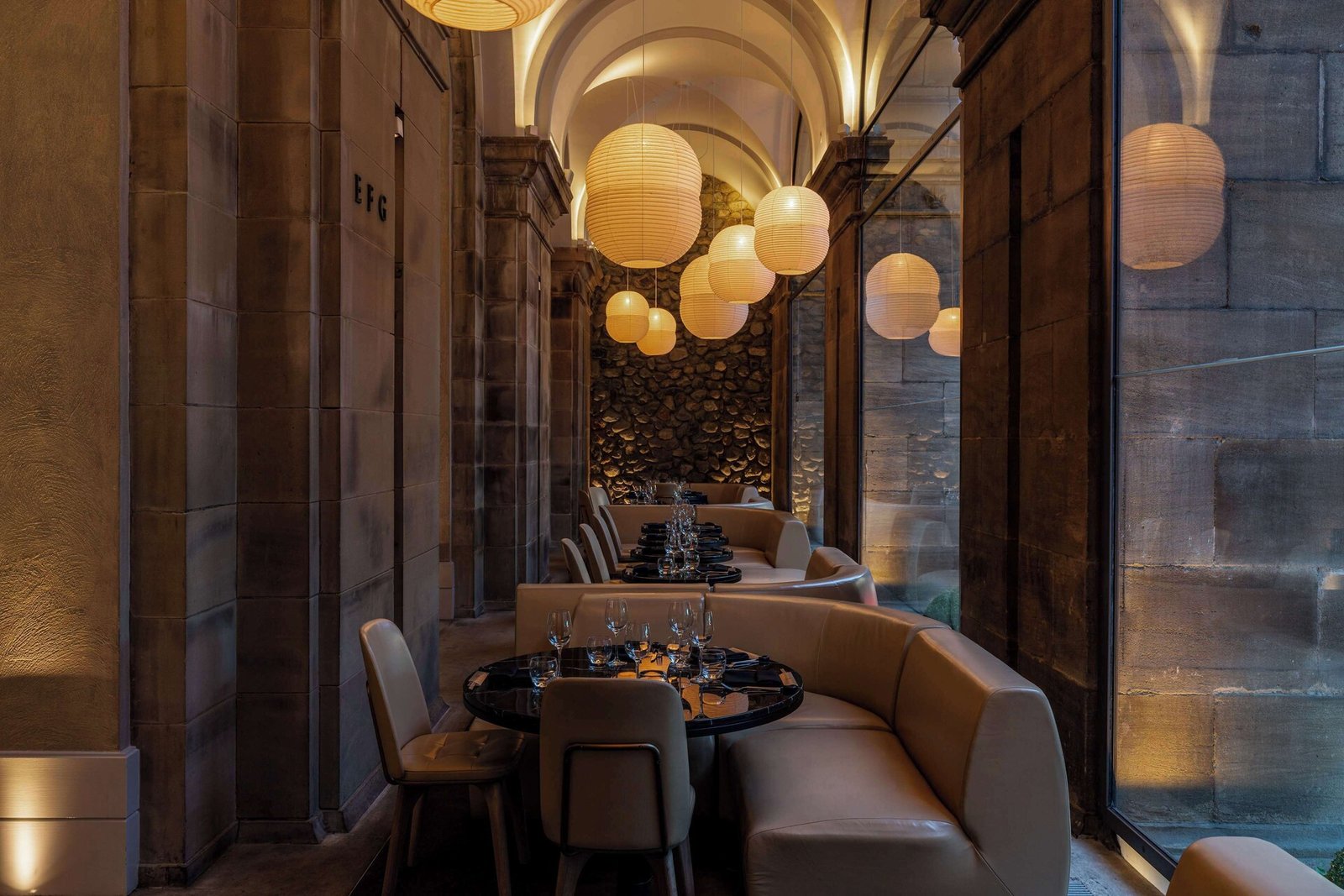 The Edwardian Manchester Hotel, at the table