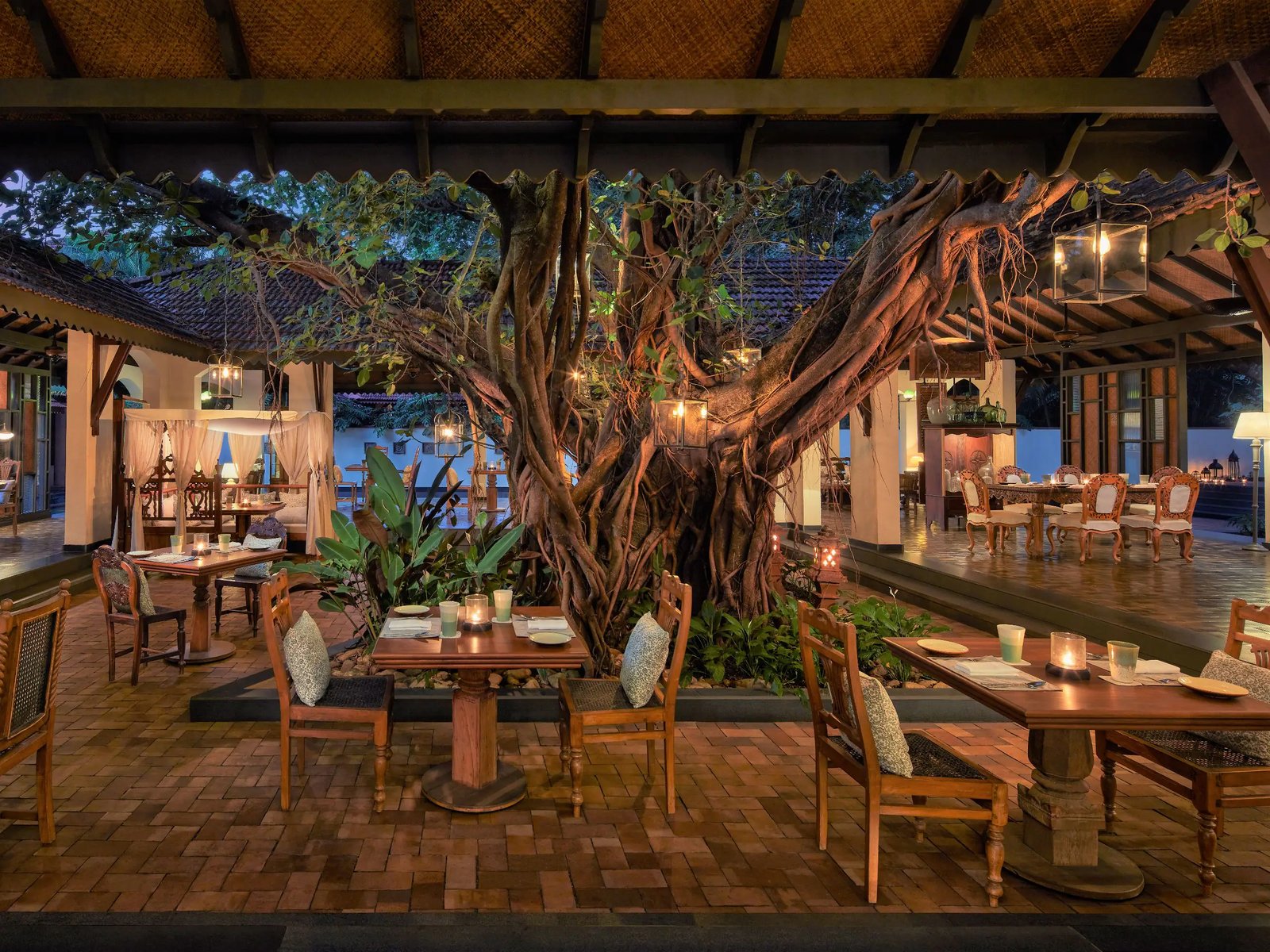 Alila Diwa Goa, at the table