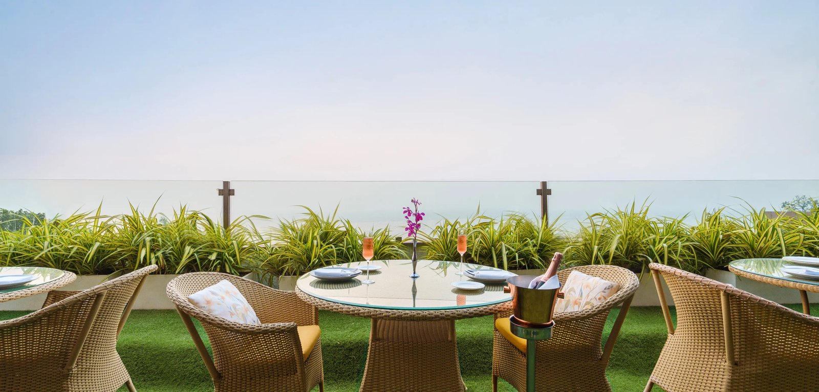 Taj Lands End, Mumbai, at the table