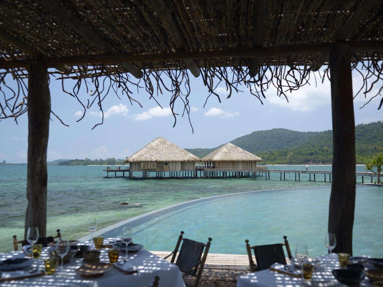 Song Saa Private Island, at the table