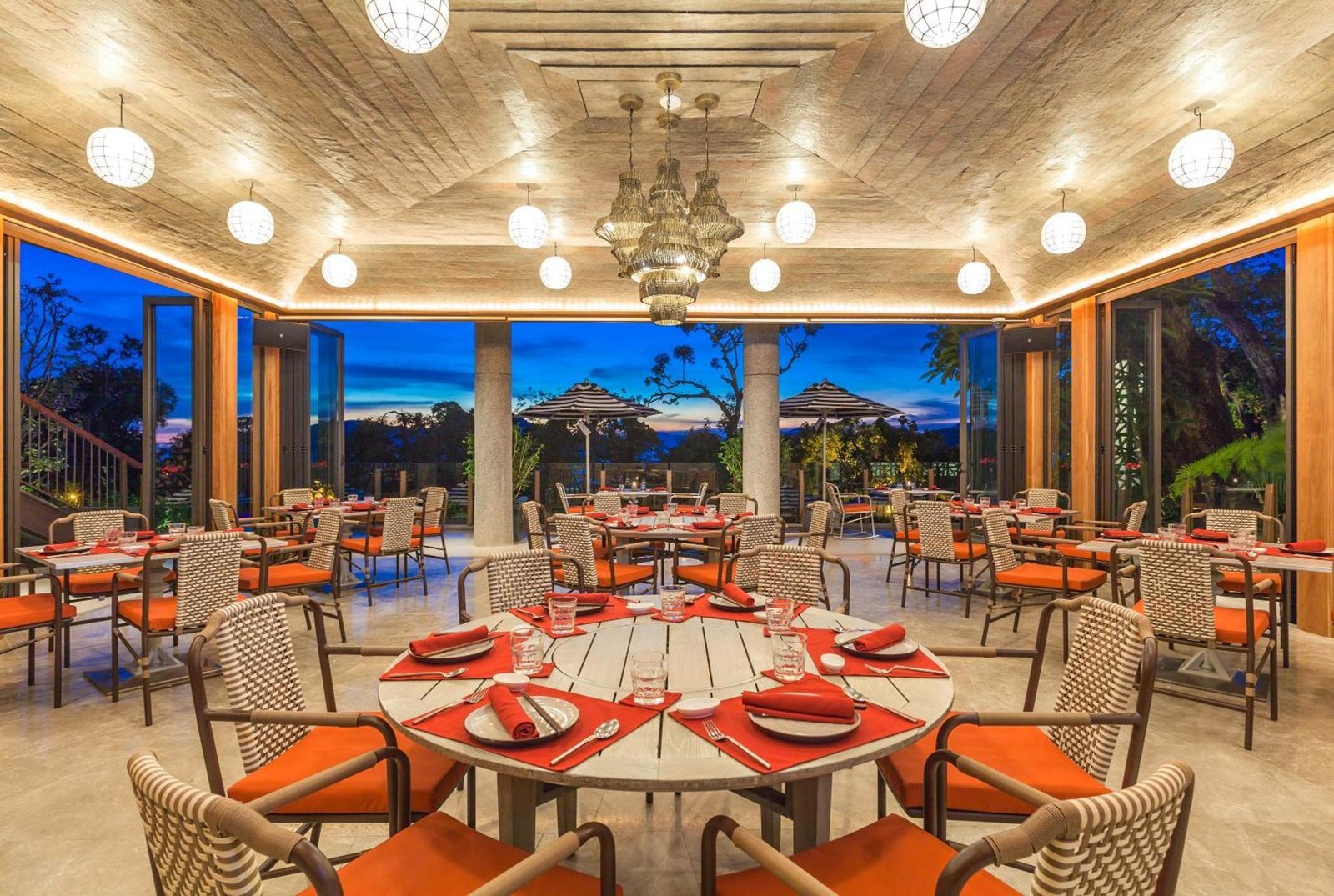Sri Panwa Phuket Luxury Pool Villa Hotel, at the table