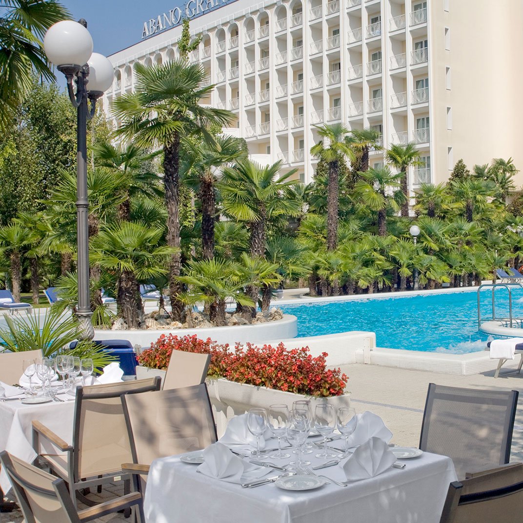 Abano Grand Hotel, at the table