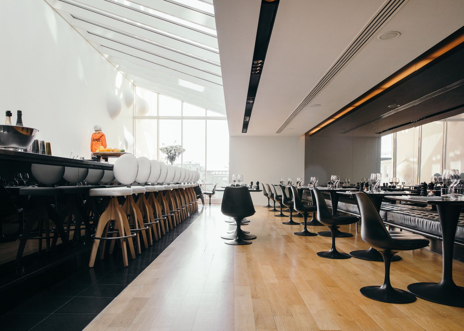 101 Hotel, at the table