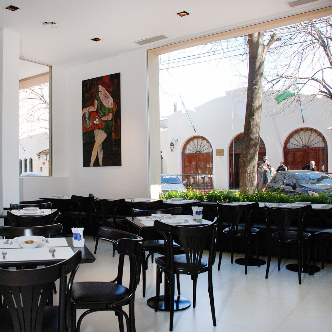 San Isidro Plaza Hotel, at the table