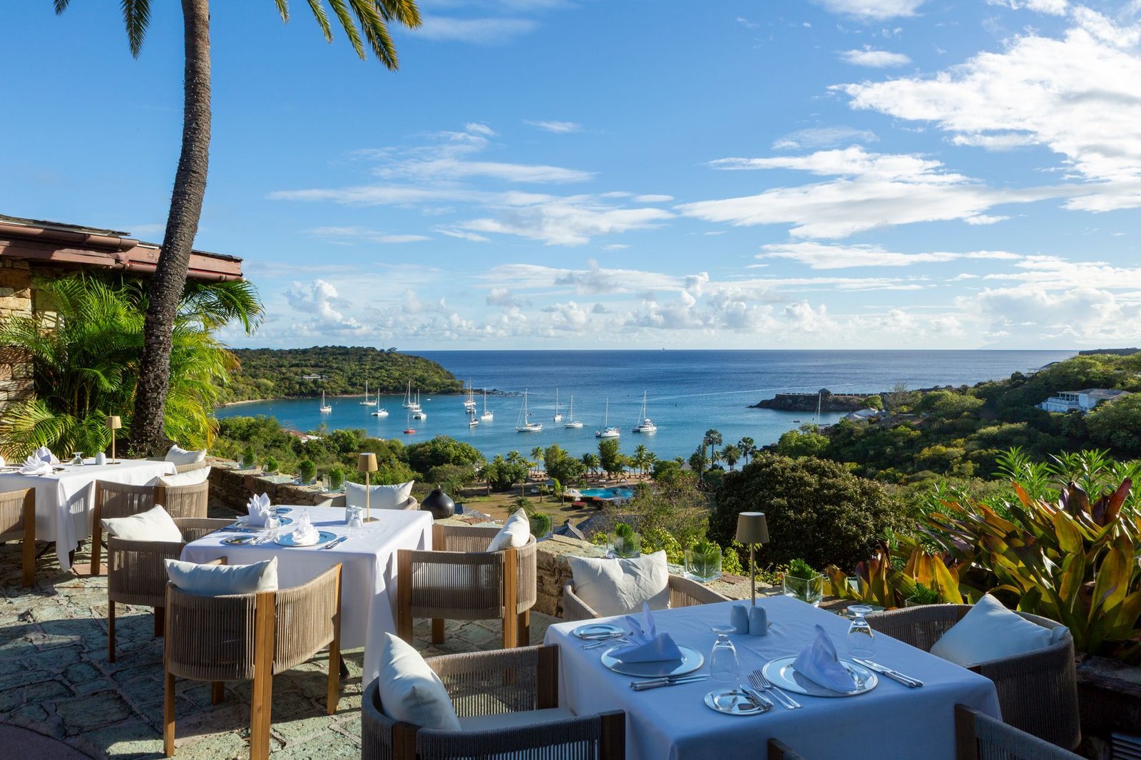 The Inn at English Harbour, the terrace restaurant