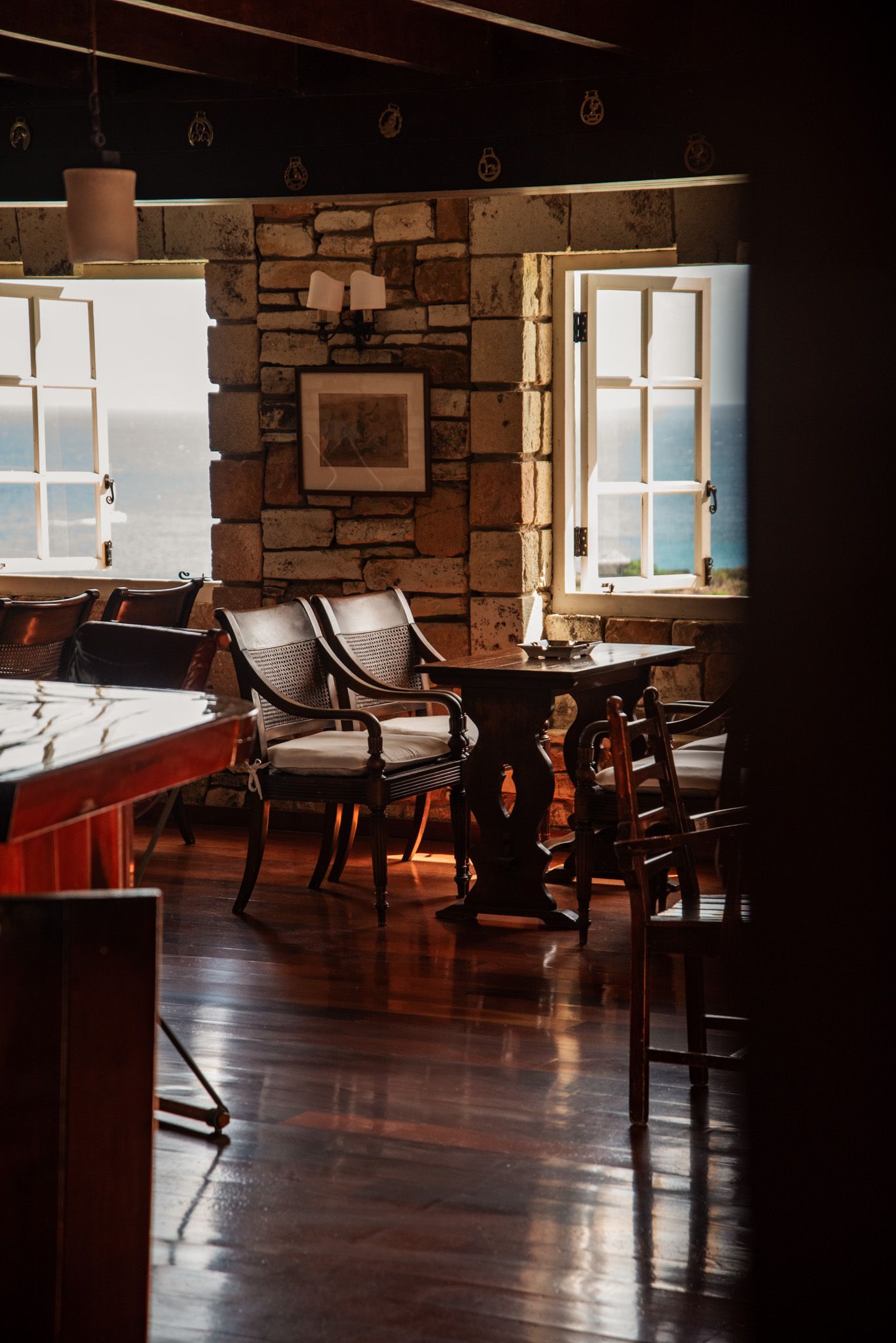 The Inn at English Harbour, at the table