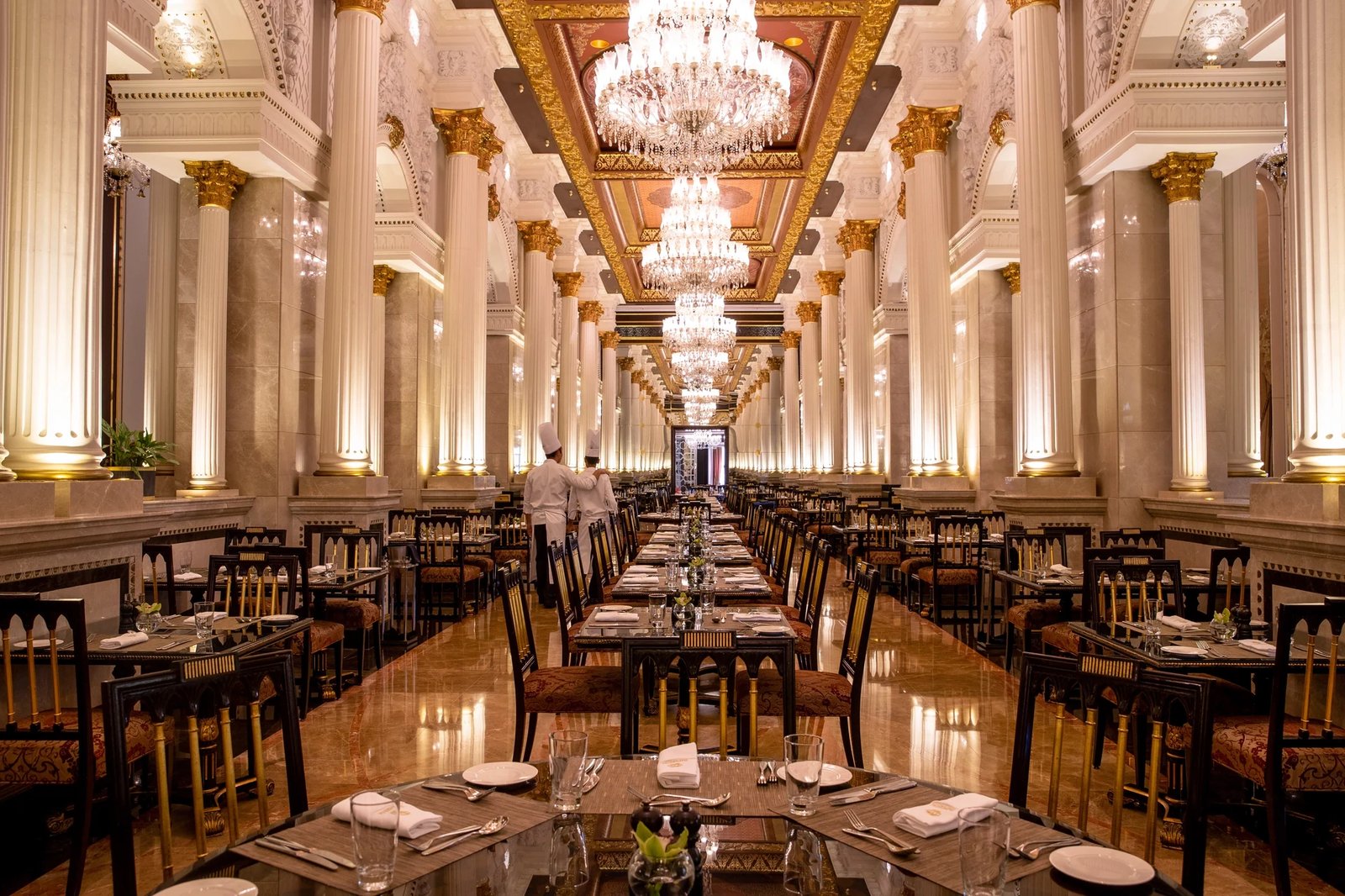 Jumeirah Zabeel Saray, at the table
