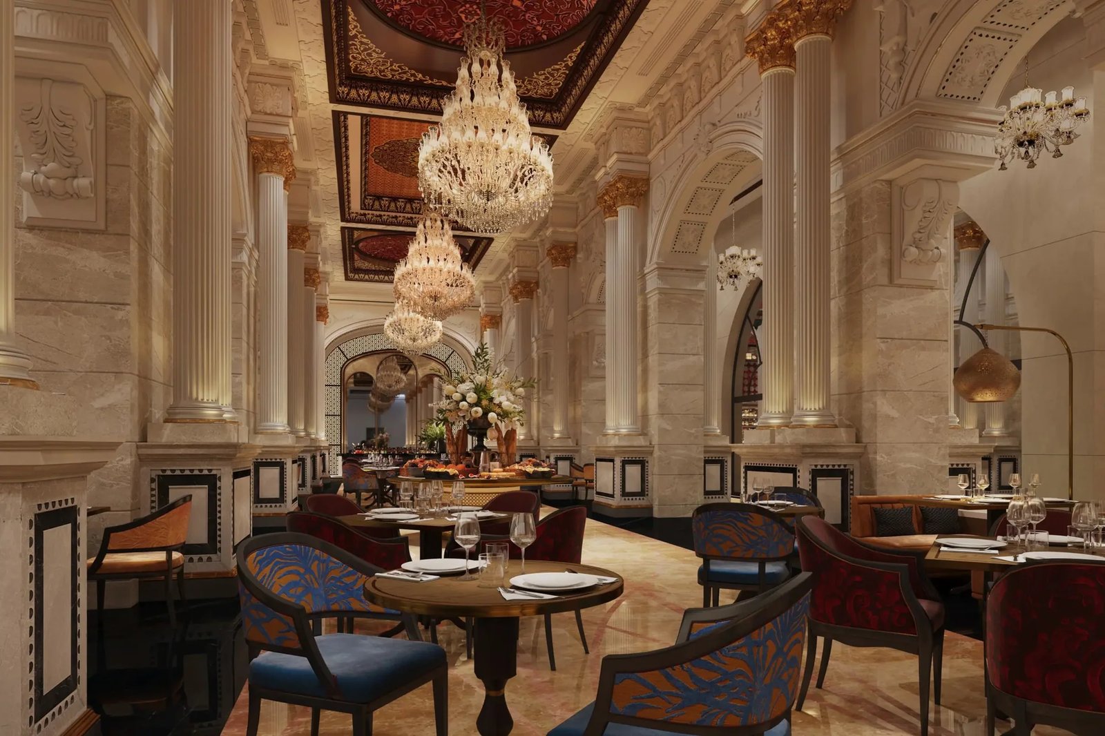 Jumeirah Zabeel Saray, at the table